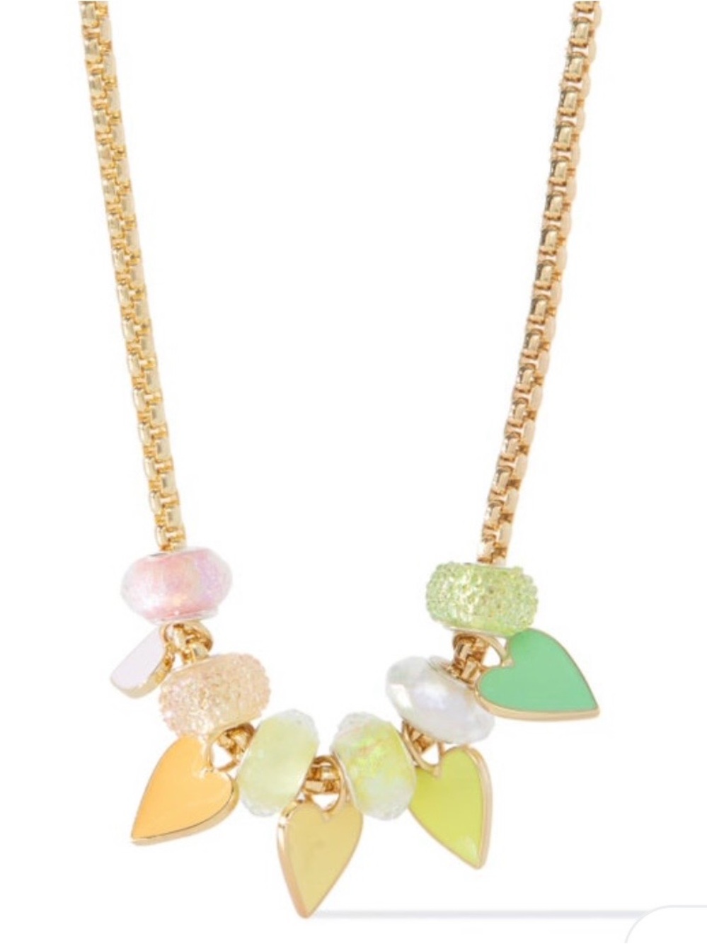 By Alexa Rae Pastel heart necklace new - Picture 2 of 2
